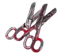 BESTOMZ 2pcs Giant Plastic Clown Scissors Prop with Unique Design, Oversized for Impact and Versatile Use, Halloween Party Accessory and Stage Performance