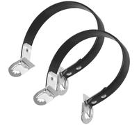 BESTOMZ 2pcs Heavy Duty Battery Carrier Straps for Car Batteries, Sturdy PVC and Steel Construction, Convenient for Carrying and Transporting, for Outdoor Camping and Travel