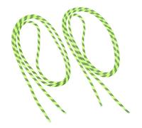 BESTOMZ 2pcs High Density Flat round Shoelaces for Shoes and Boots, Polyester Jacquard Material, 100cm Yellow Shoetring for Sports and Casual Shoes