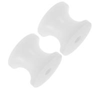 BESTOMZ 2pcs Nylon Anchor Line Roller for Boats and Yachts, Marine Bow Roller Fitting with 1.7in Wheel, Improves Anchor System Efficiency for Rough Sea Conditions