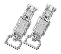 BESTOMZ 2Pcs Spring Snap Hooks Metal Clips Heavy Duty Quick Release for Equestrian Panic Gear and Outdoor Horse Riding Equipment
