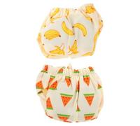 BESTOMZ 2pcs Washable Small Pet Diapers for Squirrels and Fancy Rats with Leakproof Design and High Absorbency, Cotton Material, Adjustable Waistline 12-14cm, for Social Activities