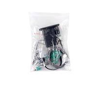 BESTOMZ 3-band Eq Soundhole Mounted, Plastic and Metal Construction Active Piezo Preamp Pickup with Rotary Controls for Volume and Tone for Acoustic Guitar and Bass Suitable for Advanced