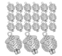 BESTOMZ 30pcs Metallic Sheep Pendant Charms, Zinc Alloy Farm Animal Themed Dangle Charms with Smooth Surface and Finely Polished Finish, for DIY Jewelry Making and Backpacks