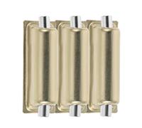 BESTOMZ 3pcs Drum Lug Mounts Metal Snare Drum Tension Rods Golden High Precision Mounting Effortless Installation Bass Parts and Accessories for Percussion Instrument Repair