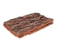 BESTOMZ 3pcs Natural Tree Bark for Reptile Habitat 30x20cm Terrarium Climbing Plaything Cork Bark for Lizards, Spiders, and Amphibians with Realistic Texture