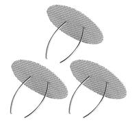 BESTOMZ 3pcs Stainless Steel Tea Strainer Insert Mesh Filter Kettle Infusers Traditional Modern Design Silver Colour Easy Maintenance for Tea Accessories