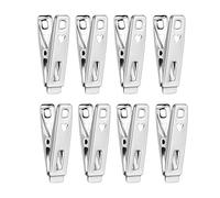 Bestomz, 40 Pack Stainless Steel Clothes Clips for Socks and Clothes Multi-Function