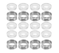 BESTOMZ 40pcs Drum Tension Rod Washers Replacement Set with Metal and Plastic Construction for Bass Drum Lug and Tom Lug Washers Vibration Control and Rim Protection Stability