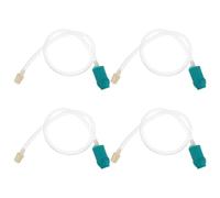 BESTOMZ 4pcs Cupping Hand Pump Tube Replacement Extension Hose for Home and Travel Use, Compact Plastic Vacuum Pump Accessory with Easy Installation, 40cm Length