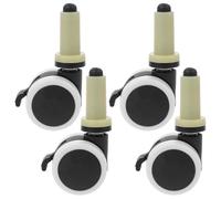 BESTOMZ 4pcs High Chair Replacement Wheels Universal Swivel Casters for Dining and Booster Chairs for Smooth Floor Movement Accessories Random Color