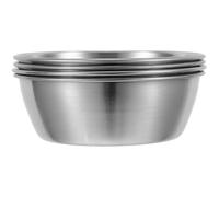 BESTOMZ 4pcs Korean Style 316 Stainless Steel Small Sauce Bowl