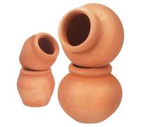 BESTOMZ 4pcs Mini Terracotta Succulent Plant Pots Nursery Pots Small Unglazed Ceramic Flower Containers for Seedlings and Leaf Propagation for Indoor Gardening