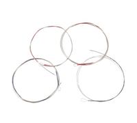 BESTOMZ 4pcs Professional Pipa Strings Kit Metal Pipa Replacement Strings with Rich Overtone Not Easy to Break Workmanship and Musicians 4.13x3.65x0.12inch