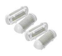 BESTOMZ 4pcs Replacement Roller Head for Electric Foot Callus Remover Tool with Precise Pedicure Results and Dead Skin Removal, Plastic Material Suitable for Home and Beauty Salons