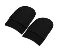 BESTOMZ 4pcs Rubber Shoe Heel Repair Pads for Boot Heel Replacement Slip-Resistant Sole Repair Kit Adhesive Backing for High and Boots
