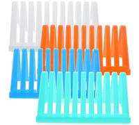 BESTOMZ 4pcs Triangular Lab Microscope Slide Holder with Multi-slot Design Pp Material Space-saving Slide Drying Rack in Laboratories and Lab Equipment