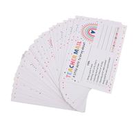 BESTOMZ 50PCS Teacher Mail Notes to Parents Paper Praise Cards with Ample Space for Messages for Early Education