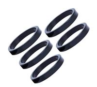 BESTOMZ 5pcs Black Aluminium Alloy Bike Headset Spacer for Front Fork