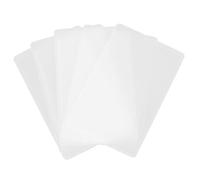 BESTOMZ 5pcs Card Protector Sleeve Id Badge Holder PVC Waterproof Ultrathin Design for Wallet Business Cards