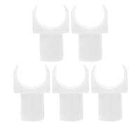 BESTOMZ 5pcs Wheelchair Rail Guides Abs Replacement Drive Wheelchair Parts White Easy to Install Enhances Safety Transport Chair Accessories