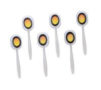 BESTOMZ 6pcs Magnetic Wand Stick Nail Art Magnet Tools for Nail Art Lovers Professionals with Handle Easy to Use Create Cat Eye Effect Assorted Color Home DIY Salon