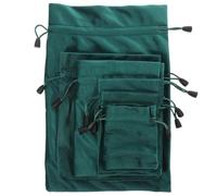 BESTOMZ 6pcs Multi-purpose Drawstring Pouch Set Small Lint Storage Bags for Jewelry and Trinkets, Easy to Open and Close, Prevents Items from Falling, for Travel and Organising