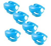 BESTOMZ 6pcs Pigeon Injection Holder Plastic Pigeon Fixed Tool with Hollow Holder Design and Pp Material for Pet Appreciation and Collar Operations