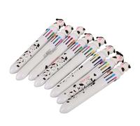 BESTOMZ 8pcs Back to School Party Ten Shade Press-top Ballpoint Pen 0.5mm