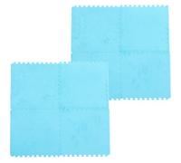 BESTOMZ 8pcs Small Pet Wool Bedding Pads 30x30cm Blue Reusable Hamster Cage Liners Guinea Pig Warm Indoor Mats