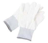 BESTOMZ 9 Pairs Gardening Gloves Medium Fit Nylon Latex Covering | Breathable Thin PU Coating, Elastic Cuff, Washable Reuse, Set in Green, Pink or Grey