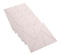 BESTOMZ Acoustic Foam Panels 6Pcs Wall Sound Absorbers for Office Music Room Self-Adhesive Sound Treatment