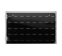BESTOMZ Acrylic Guitar Pick Storage Case with 40 Slots, Organizer Box 325x215x22mm for Guitar Picks Display and Collection, Suitable for Musicians and Band Accessories