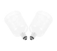 BESTOMZ Airbrush paint bottles 2pcs detachable plastic paint mug split-style cup for fine art projects with portable feature