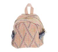 BESTOMZ Backpack Fashion Student Campus Bag Adorable Khaki Woven for Women Polyester Material with Large Capacity and Holding Food and Magazines Suitable for Travel
