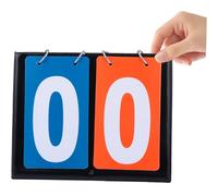 BESTOMZ Basketball Score Board 2-Digit Scoreboard Double-Sided Score Flipper Sturdy Flip Card Design Easy-To-Use Manual Operation Portable for Indoor and Outdoor Basketball Matches
