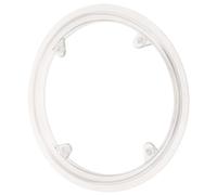 BESTOMZ Bike Chain Guard PVC Chainring Protector White for Road Bike | Helps Keep Chain Oil off Pants, Lightweight Upgraded Cover, Modern Design, for Serious Cyclists