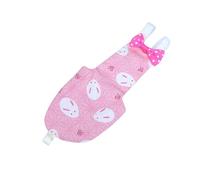 BESTOMZ Bird Diaper Comfortable Wearing for Parrot and Pigeon, Cotton Material with Rabbit Print, Easy to Put Size XS Pink, for Flying and Outdoor Use