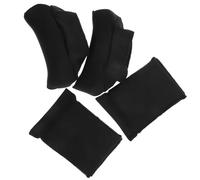 BESTOMZ Black Memory Foam Crutch Covers Comfortable Non-Slip Handle and Underarm Pads for Patients, Easy to Disassemble Supple Crutch Covers for Daily Mobility Aid