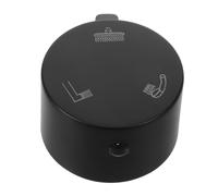 BESTOMZ Black Shower Diverter Handle Knob with Four-Speed Switch for Water Flow Control, Plastic Material, Convenient Knob Operation, Suitable for Home Bathroom and Shower Environments
