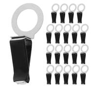BESTOMZ Car Air Vent Essential Oil Diffuser Clips 20Pcs Black Adjustable Auto Air Freshener Clips for Office and Vehicle Use