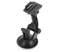 BESTOMZ Car Camera Mount Suction Cup Bracket with Secure Abs Base and Easy Installation, Compatible with Dashcam and Action Camera for Vehicle Windshield and Dashboard Use
