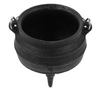 BESTOMZ Cast Iron Incense Burner Small Tripod Cauldron for Rituals and Home Decoration with Three-legged Bowl Design, for Incense Burning and Wax Melting
