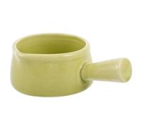 BESTOMZ Ceramic Milk Pitcher 60ml Small Sauce Cup with Handle Lightweight Multi-use Creamer Jug for Serving Small Portions of Sauces at Parties and Home