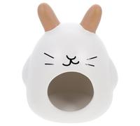 BESTOMZ Ceramic Pet Nest for Hamster Hideout Summer Rat Nest Cooling Ceramic Hide Cabin for Hamster for Tiny