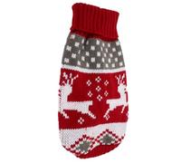 BESTOMZ Christmas Dog and Cat Sweater Thick and Warm Xmas Puppy Winter Jacket Soft and Comfortable Woolen Yarn Acrylic Knitwear for Everyday Wear and Photos
