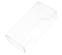 BESTOMZ Clear Acrylic Napkin Holder Transparent Vertical Guest Towel Organizer for Kitchen Dining Table Bathroom Disposable Napkin Dispenser with Easy Access and Sl esign