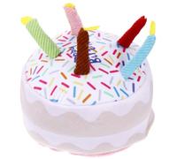BESTOMZ Creative Plush Birthday Cake for Pets and Dogs Soft Pet Plush for Indoor Training and Fun Birthday Presents