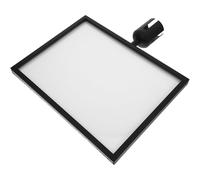 BESTOMZ Crowd Control Stanchion Sign Holder Frame A3 Black Vertical Display for Retractable Belt Barrier Post with Lightweight Construction for Queue Management