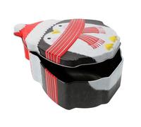 BESTOMZ Cute Penguin Tinplate Candy Box for Holiday Treats and Storage